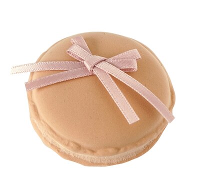 Simulation macaron kage sød pige hjerte dessert rekvisitter sløjfe macaron børneværelse bløde møbler romantisk bryllup decort yuyu: Mælke te farve