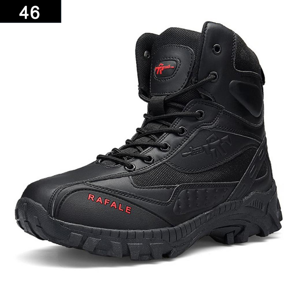 Men Hiking Work Boots: Gray