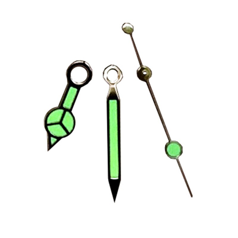 Gemodificeerde Horloge Onderdelen Blauw Groen Lichtgevend Horloge Hand Fit Voor NH35 NH36 2813 8215 Automatisch Uurwerk Horloge