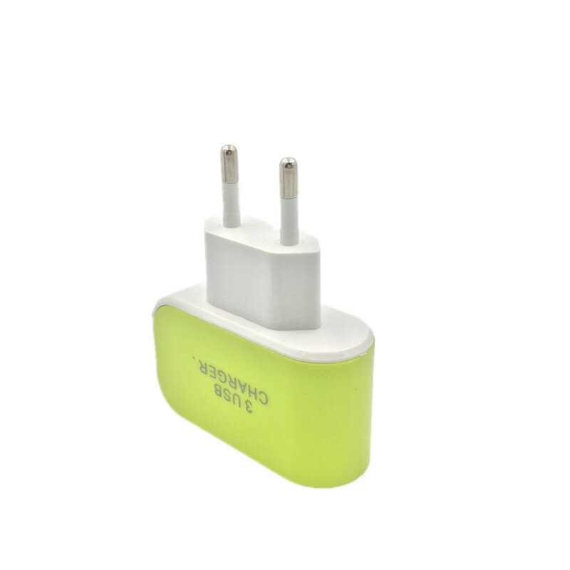 5 V 2 A Ladegerät Adapter 100-240 V 3 USB Hub Hafen Netzteil Ladung Steckdose für Reise Ladung EU Standard Stecker für Telefon