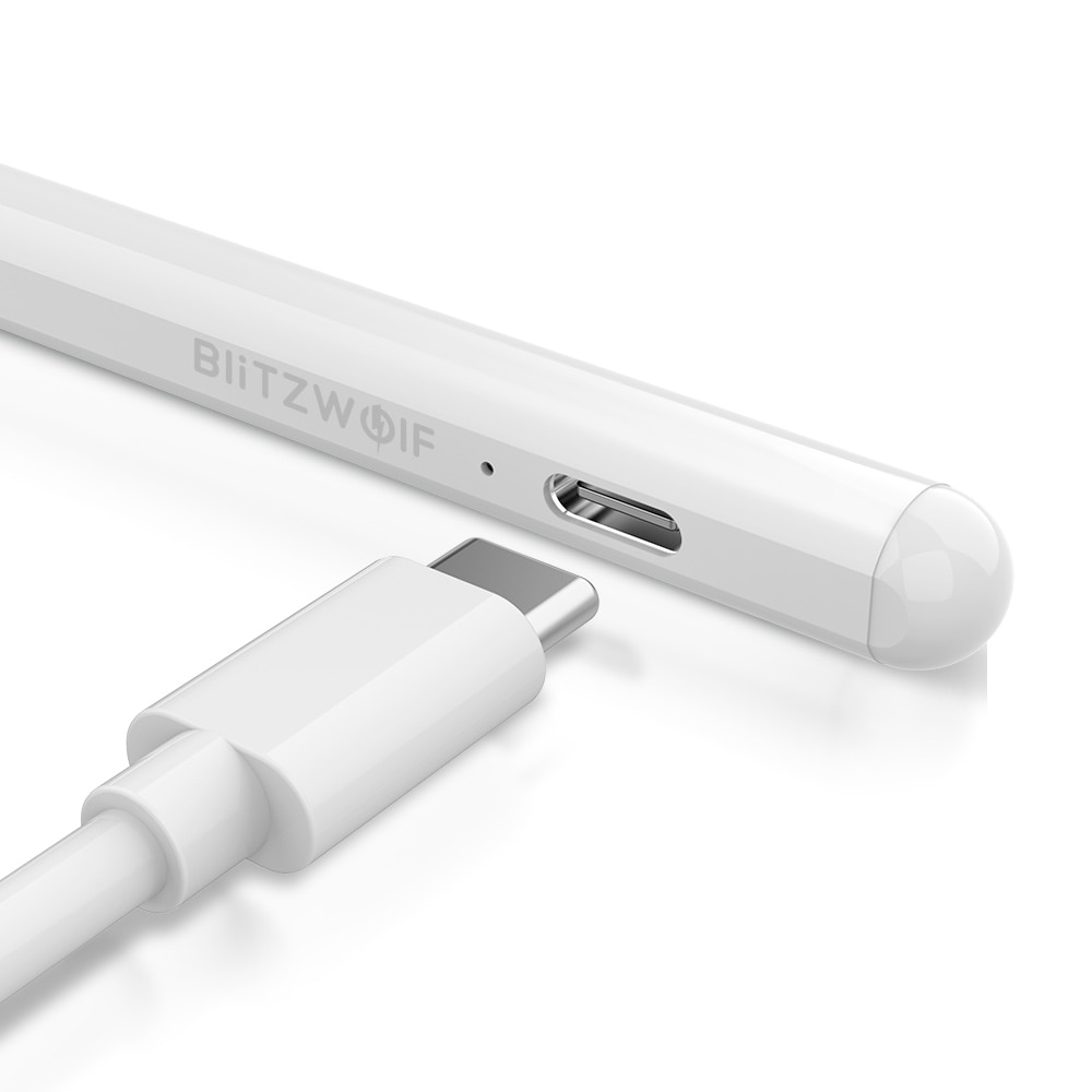 Blitzwolf BW-SP1 Oplaadbare Actieve Stylus Digitale Pen Palm Afwijzing Voor Ipad Universele Tablet Smartphone Capacitieve Scherm