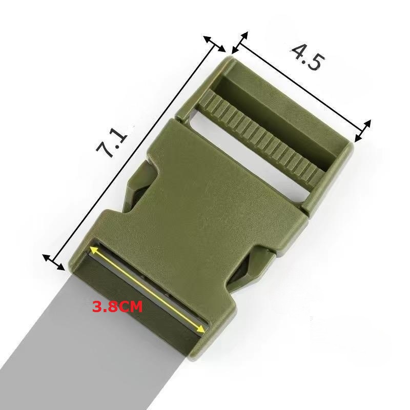 Plastic Buckle clip Double Dark Green Color Adjustable Side Release Buckles 2cm/2.5cm/3.8cm/5cm Quick Release Buckles 2pcs/bag: Antique Copper