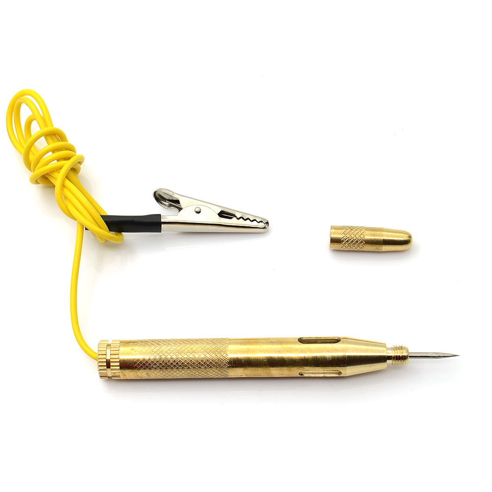 Herramienta de diagnóstico de coche, probador de circuito, sistema de luz, lámpara de prueba, Pluma de prueba de voltaje, DC 6V, 12V, 24V