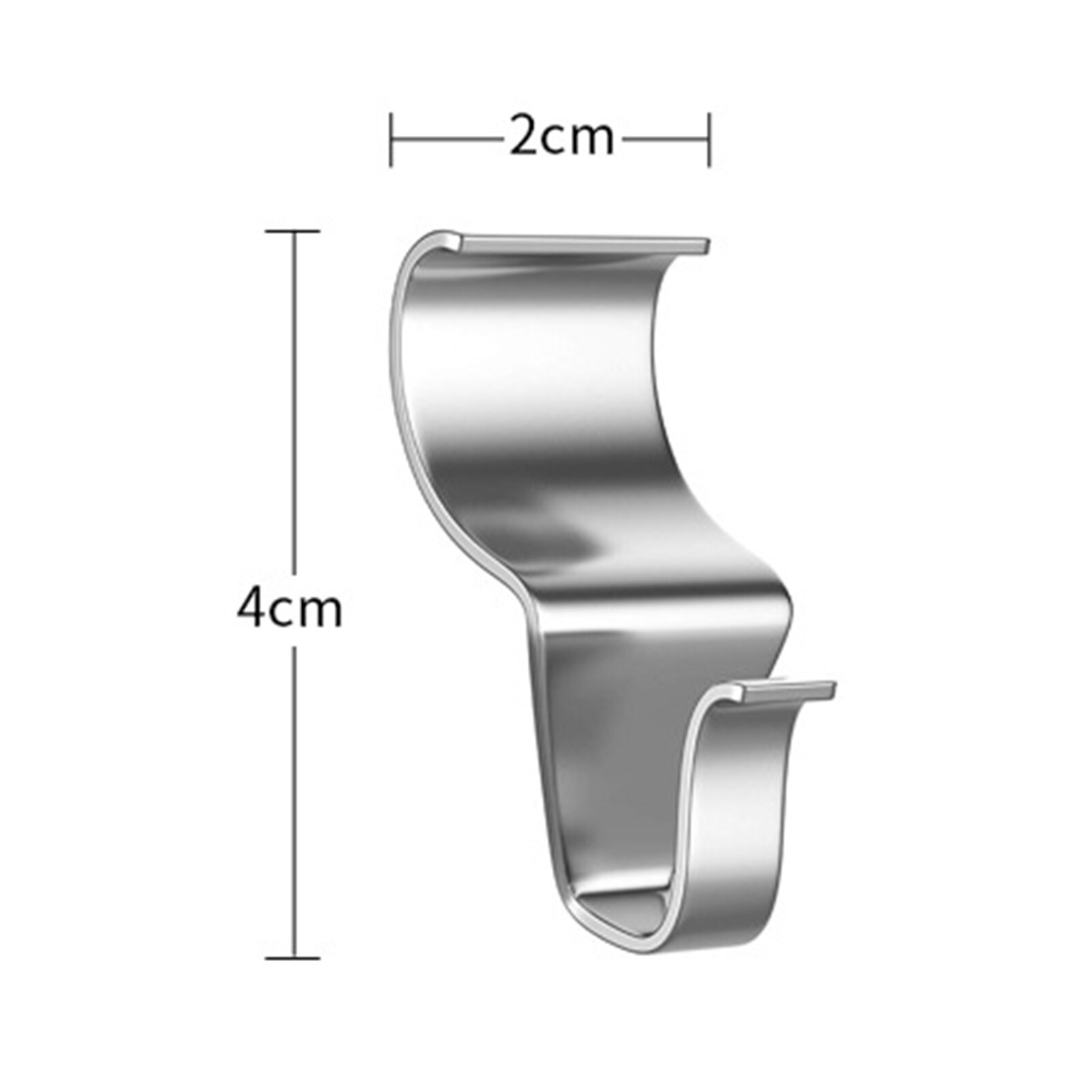 10Pcs Stevige Hanger Handig Praktische Multifunctionele Eenvoudige Installatie S-Vorm Rvs S-Haak Voor Opknoping