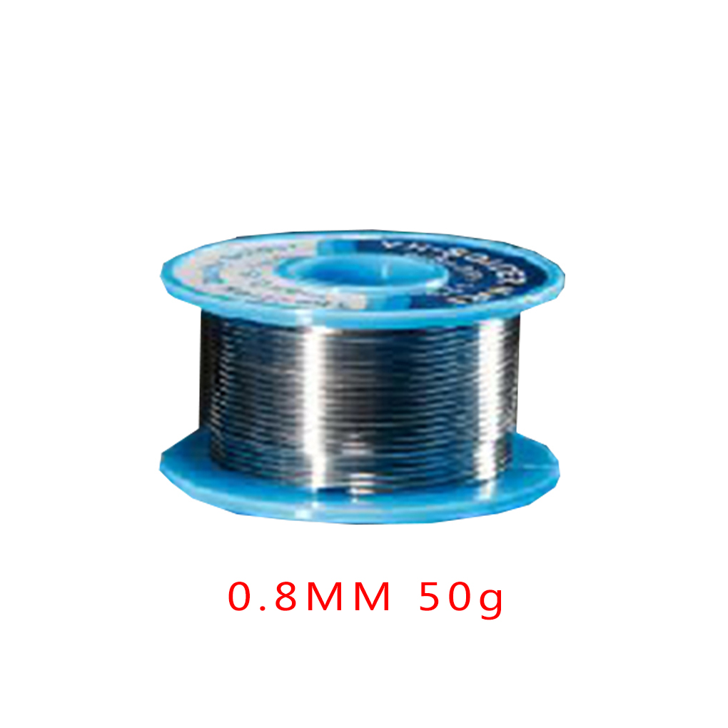 Alambre de estaño para soldadura de baja temperatura, cable de soldadura de estaño de 0,5 MM/0,6 MM/0,8 MM/1,0 MM 50g
