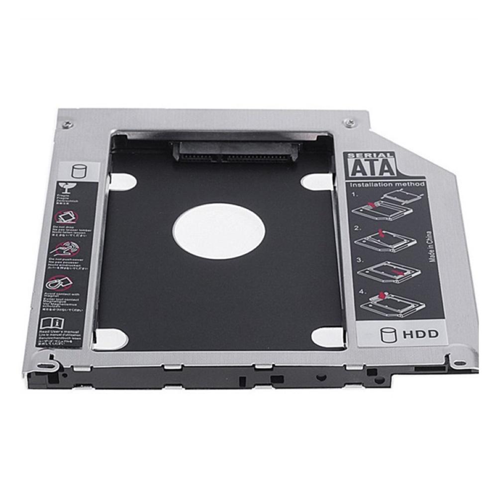 12.7mm 2.5inch SATA Hard Disk Case Tray DVD-ROM Optical Drive Caddy for PC Laptop Metal Mounting Adapter Bracket Hard Drive