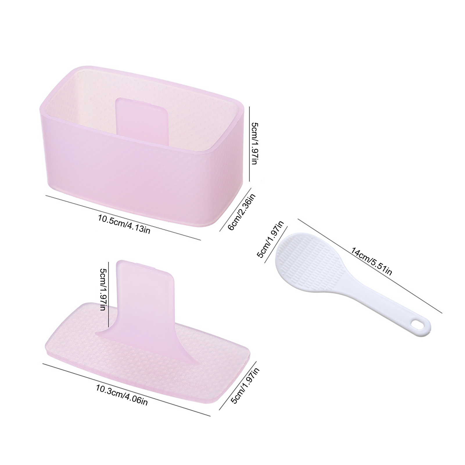 Sushi Mold Triangle Mould Onigiri Rice Ball Food Press Triangular Sushi Maker Mold Sushi Kit Kitchen Bento Rice Balls Accessory:  Light Yellow