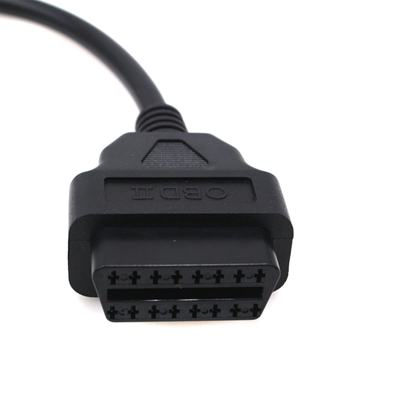 Antihechtende OBD2 Connector Adapter 4 Pin Naar 16 Pin Diagnostische Kabel Voor Motorfiets Obd2 Diagnostic Adapter