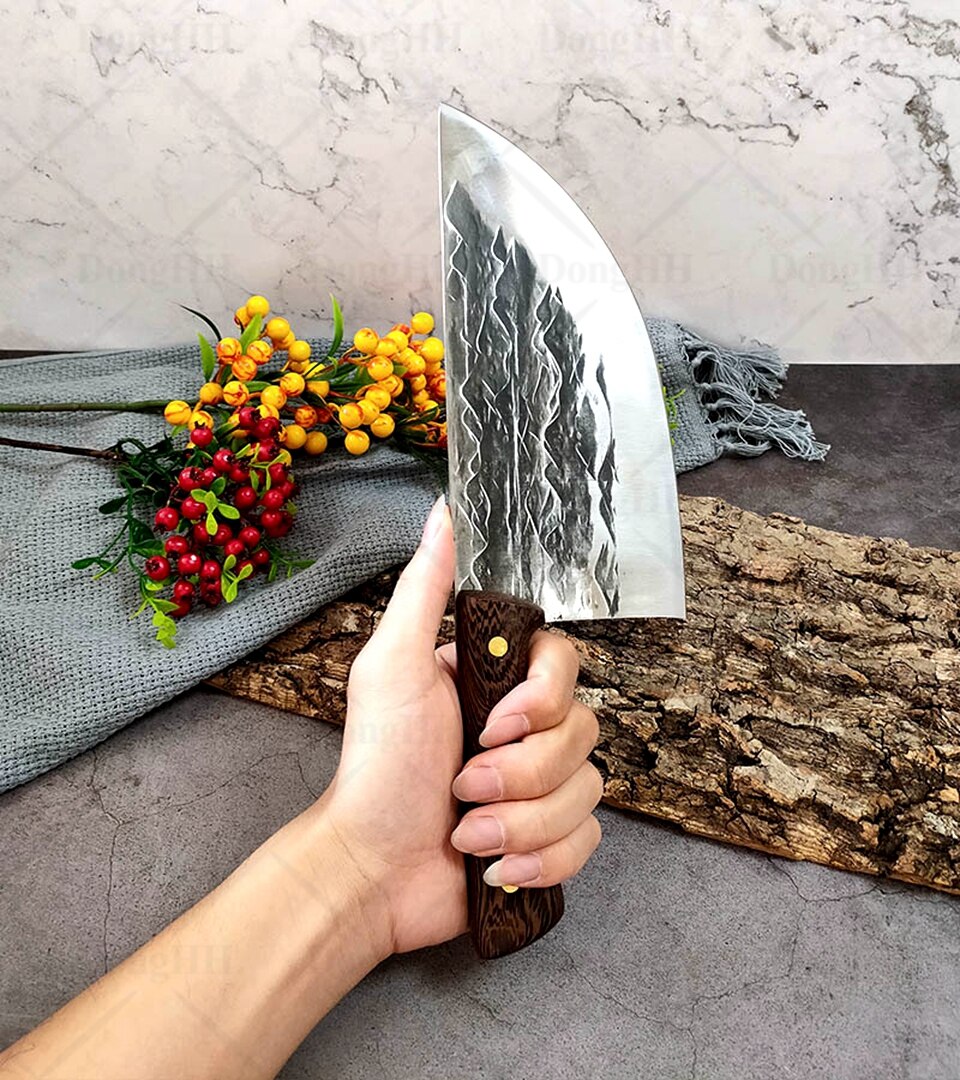 Kitchen Knives Set Chef Knives Forged Boning Knife Butcher Knife Kitchen Slicing Chopping Boning Cleaver