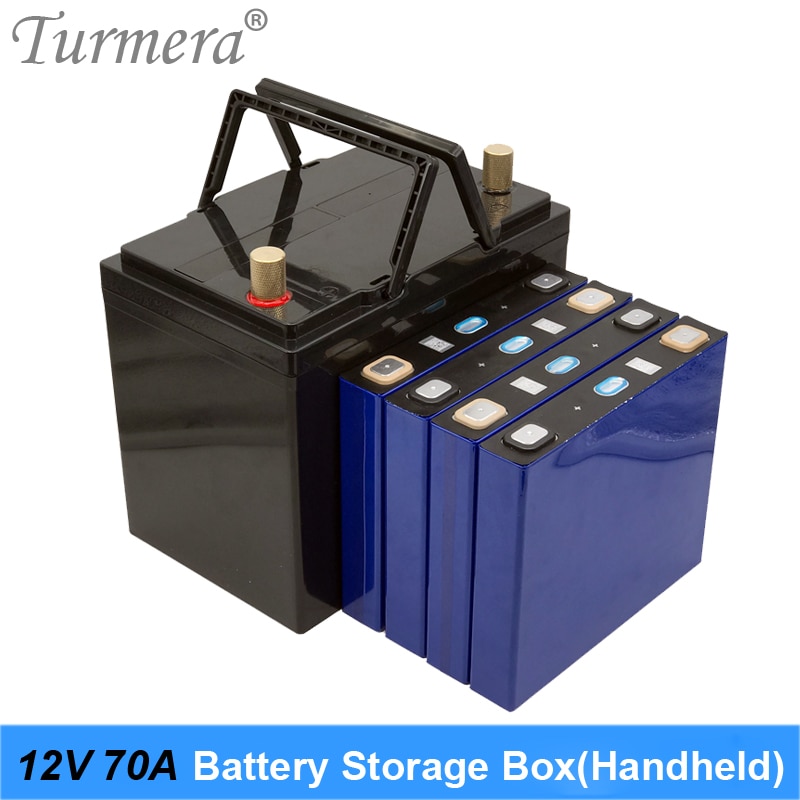Turmera 12V Batterij Opbergdoos Voor 3.2V Lifepo4 Batterij Gebruik Kan Bouwen 70Ah Om 100Ah Voor Zonnestelsel ononderbroken Stroomvoorziening