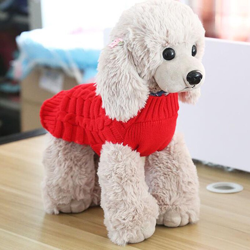 Leisure Pet Winter Warm Cat Clothes Cat Sweater For Small Cats Kitten Coat Jacket Kitty Knitted Sweaters Pet Dog Clothing