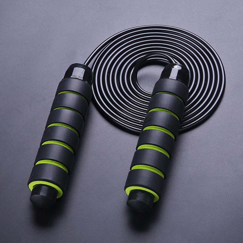 Corda de salto com corda de salto de alta velocidade pesada corda corda comba crossfit para saltar skakanka sportowa velocidade corda crossfit: 170G greenSteel wire
