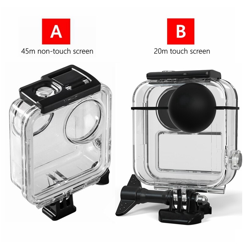 20m/40m for gopro max vanntette hus skallbeskyttelsesdeksel til go pro 360 kamera dykkveske tilbehør