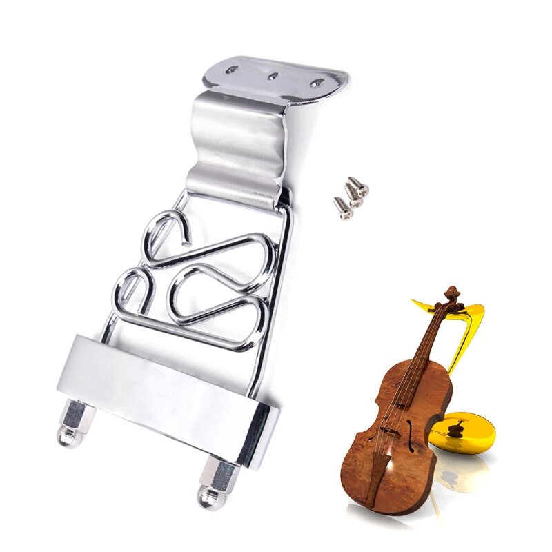 Archtop Jazz trapèze court 6 cordes cordier guitare basse pont avec vis