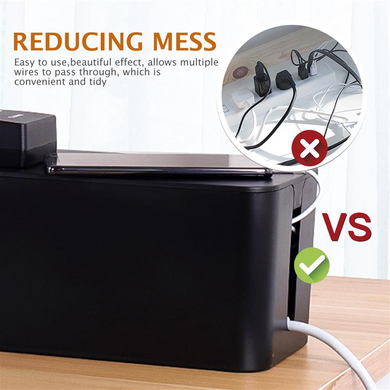 Caja organizadora de cables de plástico, 1 unidad