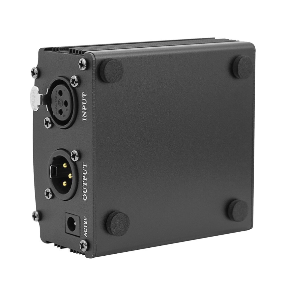 48V DC Phantom Power For Microphone Studio Karaoke Recording Condenser Microphone Supply Genuine Audio Equipment EU Plug For PC