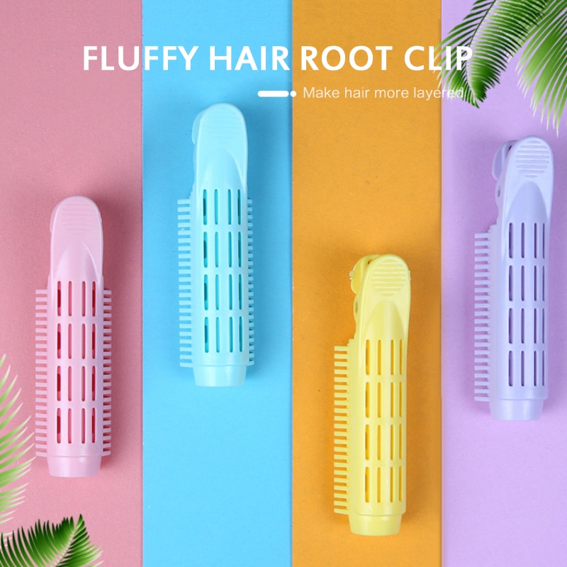 Clip de pelo Natural y esponjoso para dormir, rizador de pelo de plástico sin calor, rodillos de cuidado del cabello, Herramienta de Peinado Roots, 2 uds.