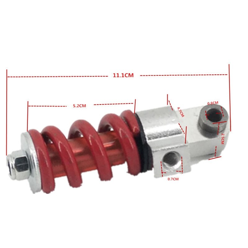 2 Pcs Scooter Metal Rear Suspension Bumper Spring Shock Absorber Rear Shock Absorber for Kugoo 8 Inch Electric Scooter