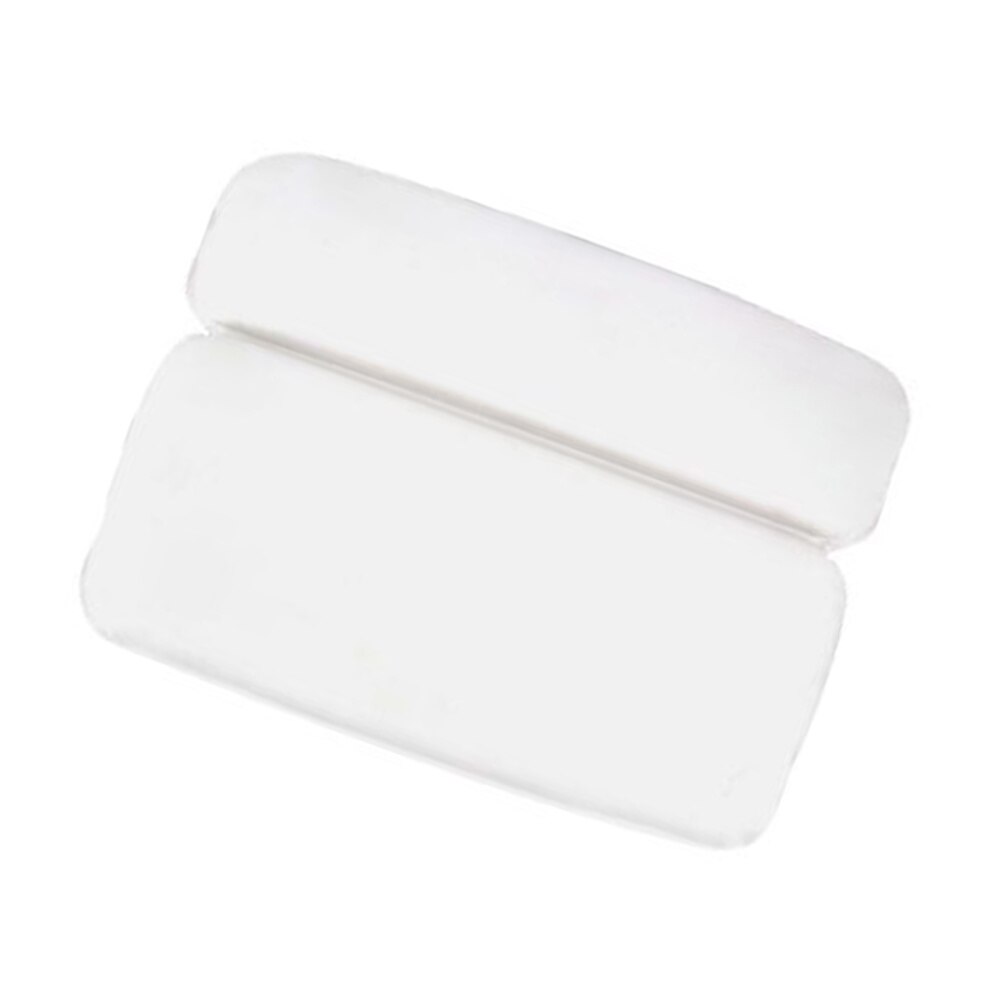 Waterproof PU Bath Cushion Bath Pillow with Strong Suction Cups for Recovery in Home Spa Bathing Pillow