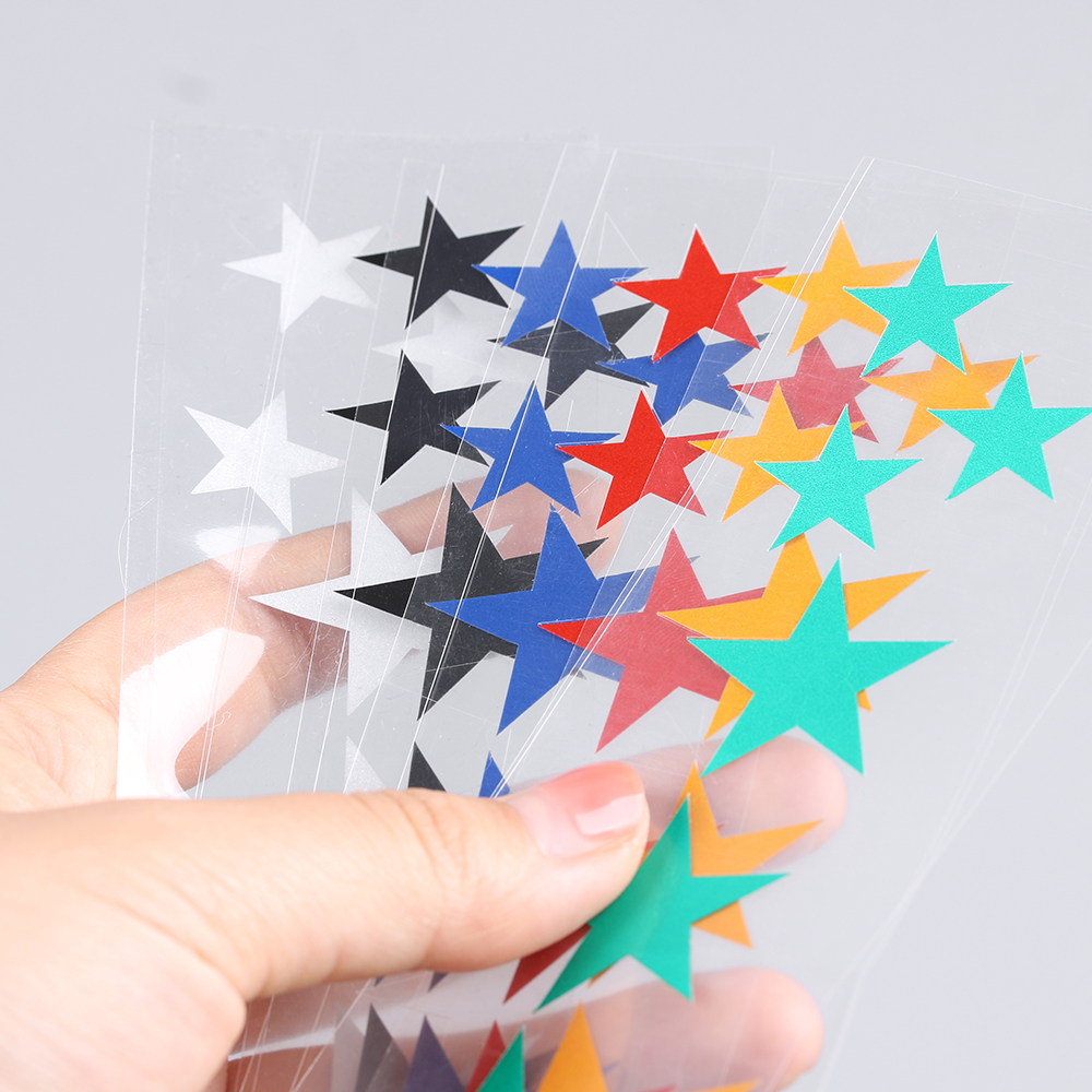 2 Sheets Mountain Bike Reflective Stickers Frame Wheel Rim Sticker Fluorescent Stars MTB Bicycle Reflector Decal Accessories