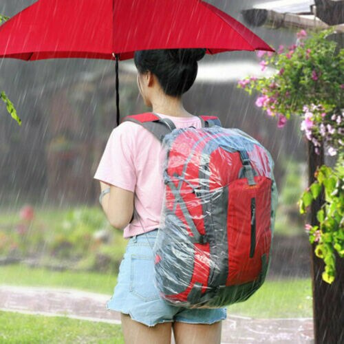 Disposable Dust Rain Waterproof Cover PortableTravel Hiking Backpack Camp Rucksack Bag: M