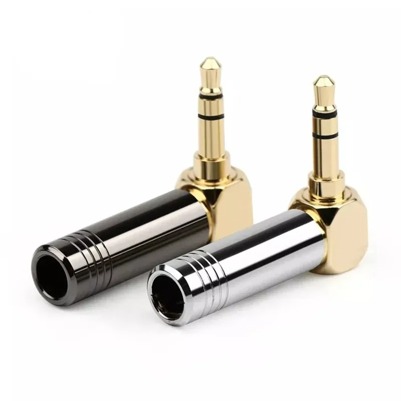 Audio Jacks 3.5mm Jack 3 5 Headphone Plug 90 Degree 3 Pin 3.5 Connector Consumer Electronics Right Angle Speaker Terminal