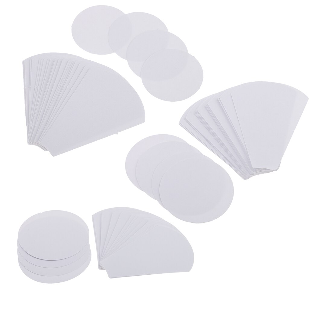 120 Pieces Flower Shape Paper Quilting Templates Paper Piecing Patchwork Template for Sewing Craft 71/56/39mm