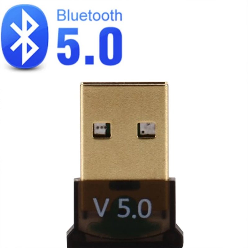 Bluetooth 5.3 USB Adapter Wireless Bluetooth 5.1 Dongle Adapter for PC Laptop Wireless Speaker Audio Receiver USB Transmitter: Orange