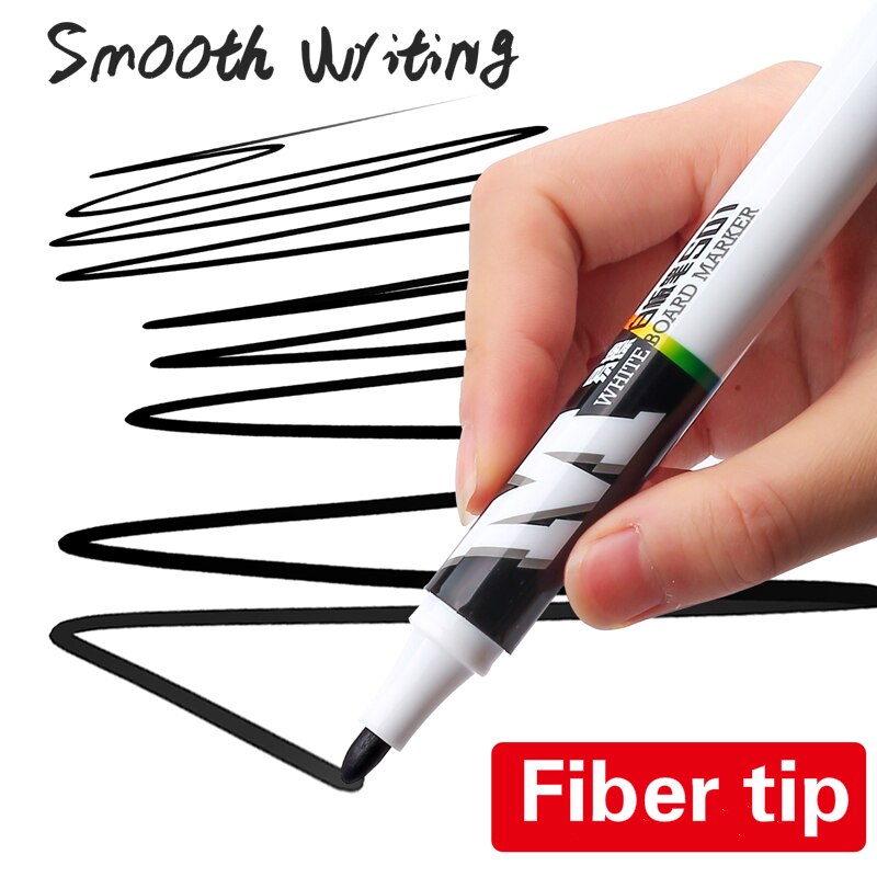 M &amp; G White Board Marker Zwart/Blauw/Rode Inkt Met Witte Boord Gum En Magnetische Blok Non-Irriterende Geur Voor Kits Office Supply