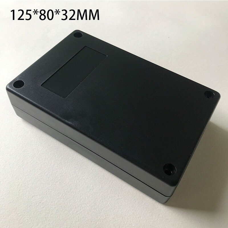 Black Project Box Storage Case Waterproof DIY Housing Instrument Case Enclosure Boxes Electronic Home Supplies 50*28*15MM: 125x80x32mm