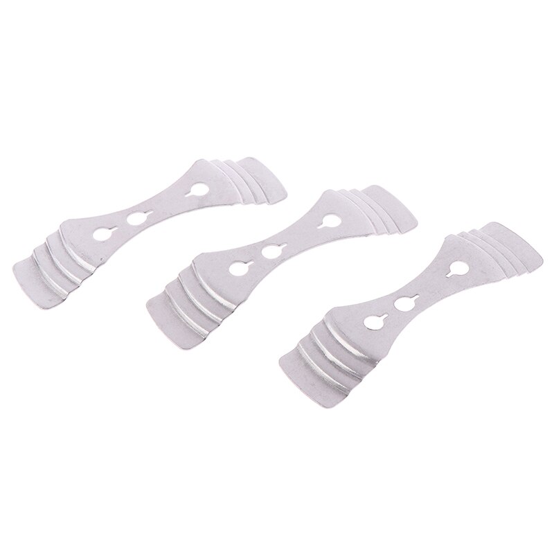 3 stuks metalen kaarsenlont centreerapparaten met drie gaten voor het maken van kaarsen, kaarsenhouder, handgemaakte accessoire