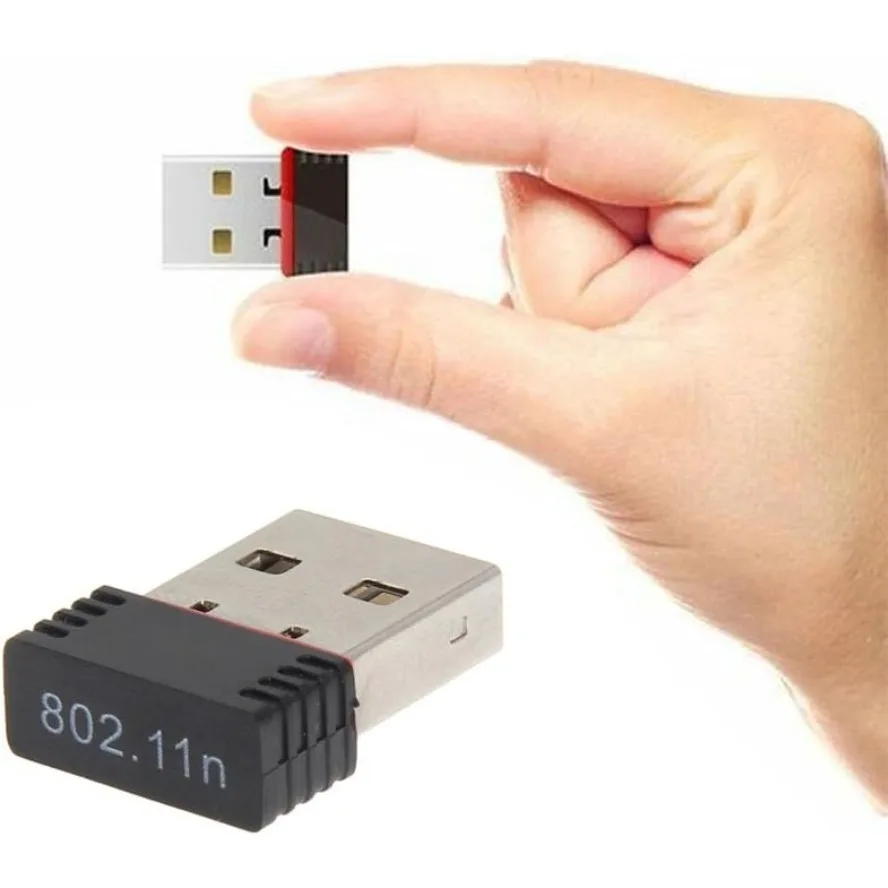 RTL8188 150 Mbit/s Mini-USB-WLAN-Adapter für Raspberry Pi, kabelloser Netzwerkkarten-Adapter, WLAN-Dongle für Desktop-Laptop, PC, Windows