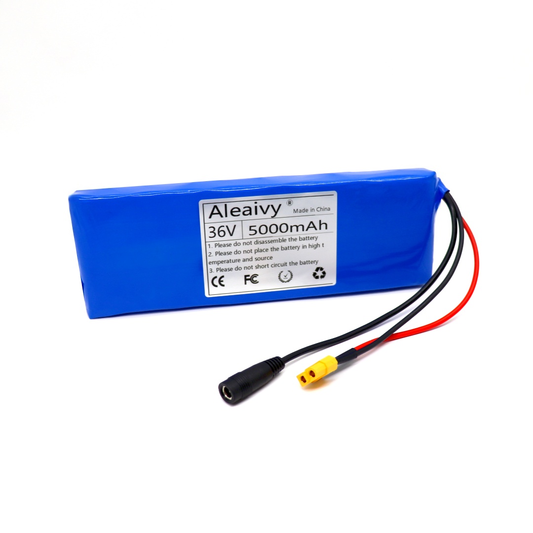 36V 10S1P 5000mAh batería 5Ah 18650 baterías recargables de iones de litio coche eléctrico bicicleta Scooter 20A BMS 500W