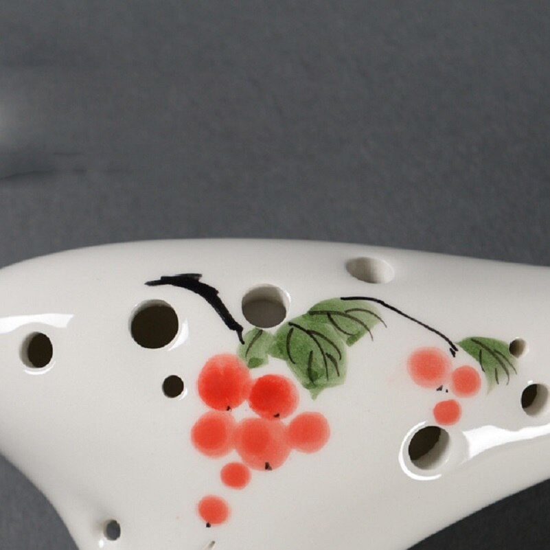 Fijne Handgeschilderde Ocarina 12 Hole Ac Professionele Beginner Fluit Twaalf Hole Alto C Tone Tao Xun Playing Musical instrument