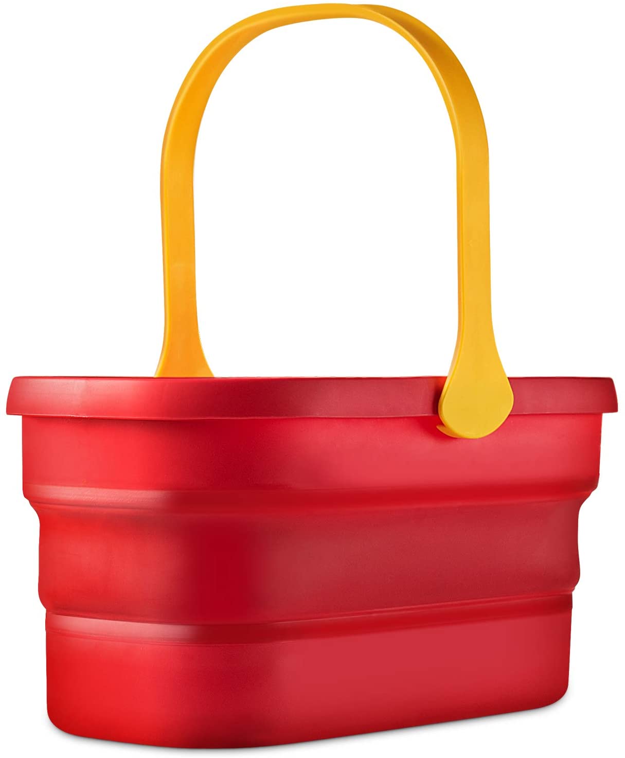 Boomjoy Opvouwbare Emmer Water Emmer Voor Cleaning Mop10L Multi Gebruik Opvouwbare Water Emmer Draagbare Handige Mand: Red