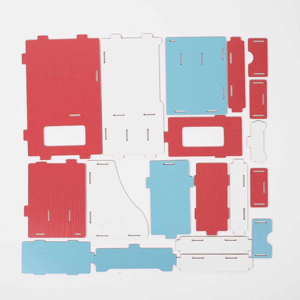 Cosmetic Storage Box Wooden 2 Drawers DIY Practical Desktop Makeup Organizer Cosmetic Organizer BeautyTools Dresser: colourful