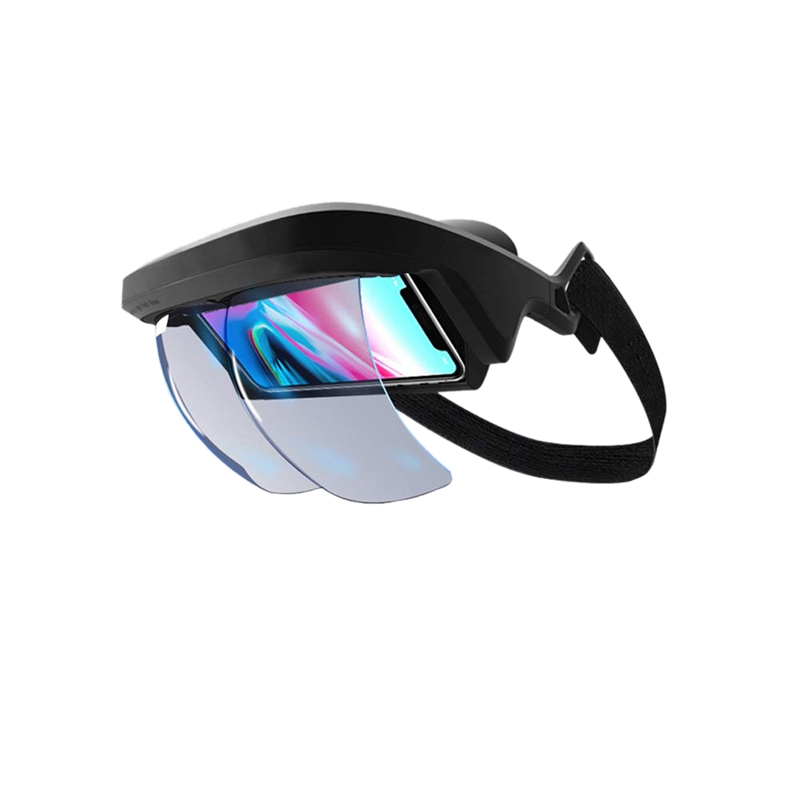 Casque de réalité augmentée vidéo 3D avec lunettes Ar intelligentes pour vidéo 3-D et jeux sur Iphone et Android (4.5-5.5 po: Default Title