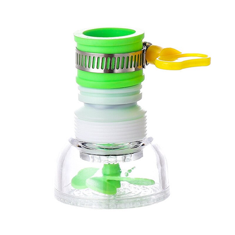 Kjøkkenkran munnstykke forlenger vask vannkran munnstykke filter boblekran lufteapparat tilbehør hjemme bad toalett tilbehør: 1pc grønn stil -1