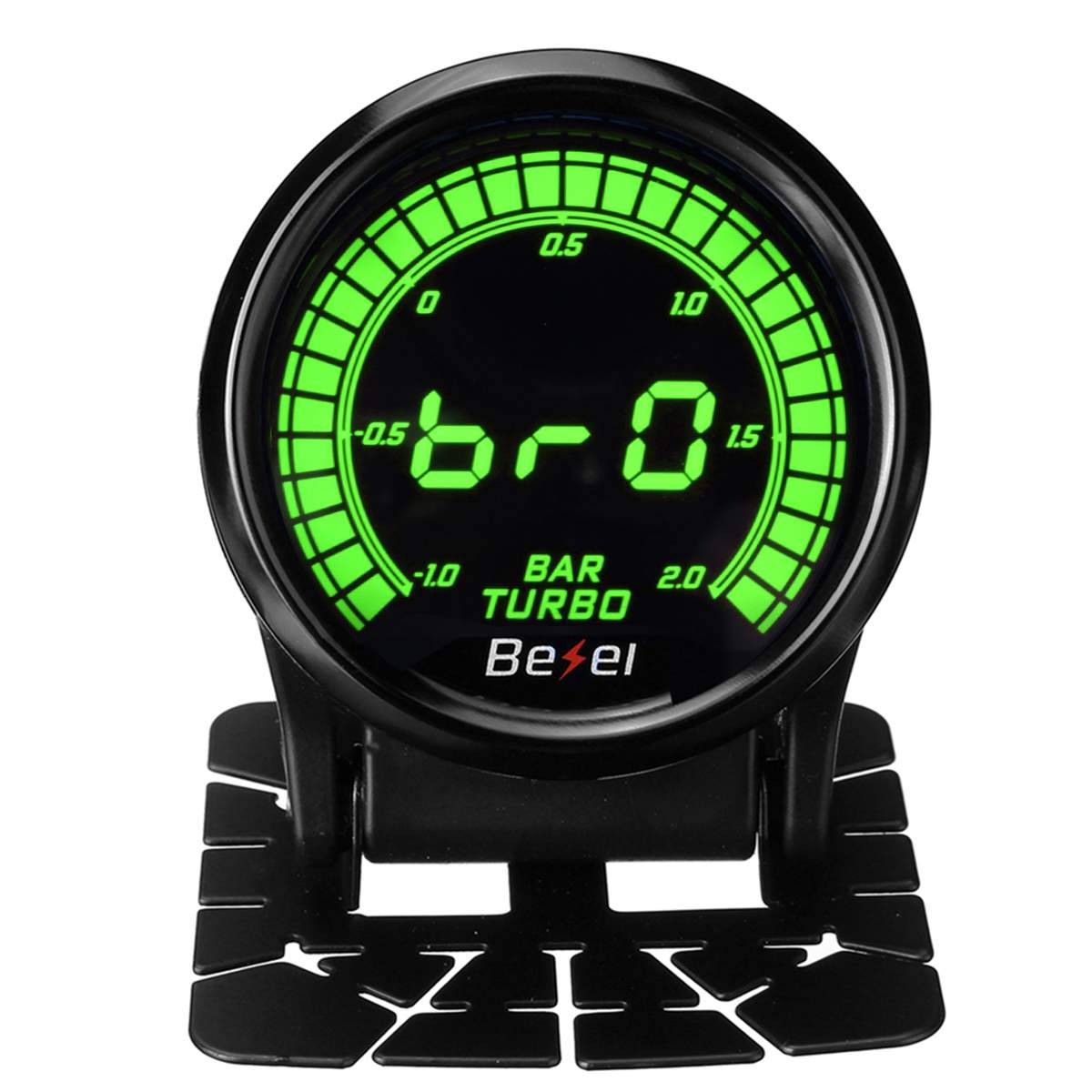 2"52mm car turbocharged pressure gauge digital LED display w/sensor 2 pressure gauge bracket free