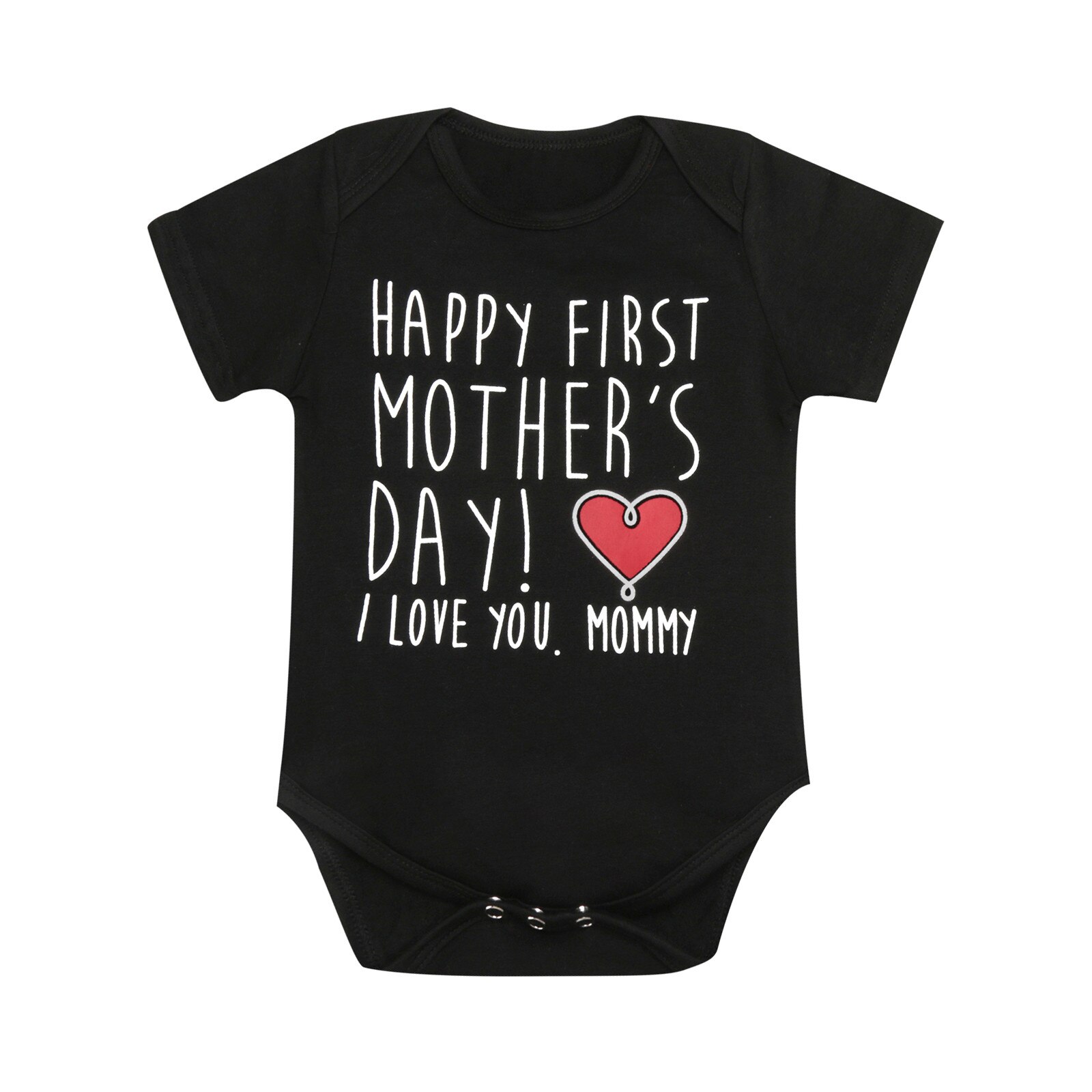Babykleidung, kleinkinder-strampler, freundlicher-strampler, alles gute zum ersten muttertag, ich liebe dich, neugeborenen-bodys, mädchen-jungen-Karosserie, Baby-Karosserie: 9-12 monate