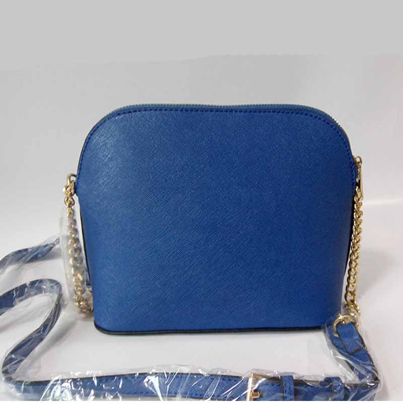 neue Süße Dame Hülse tasche trompete muschel tasche Bote tasche kette frauen schulter tasche: Blau