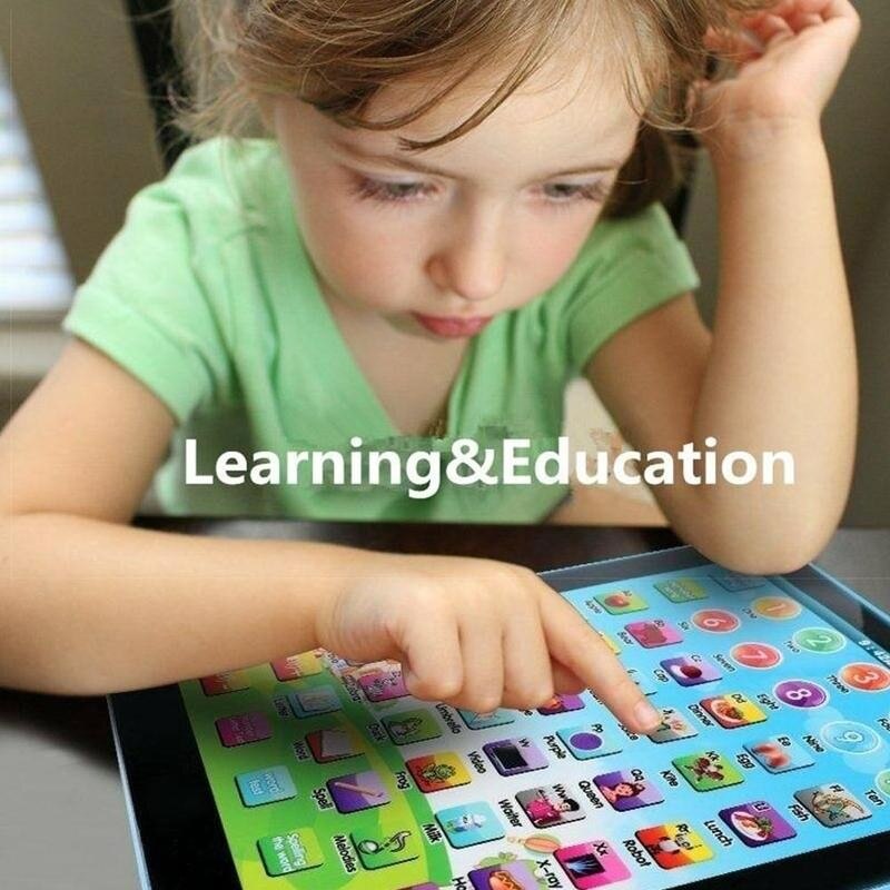 Vroegschoolse educatie machinaal leren speelgoed computer speelgoed onderwijs machine lezen elektronische punt tablet voor baby  p8 w 1