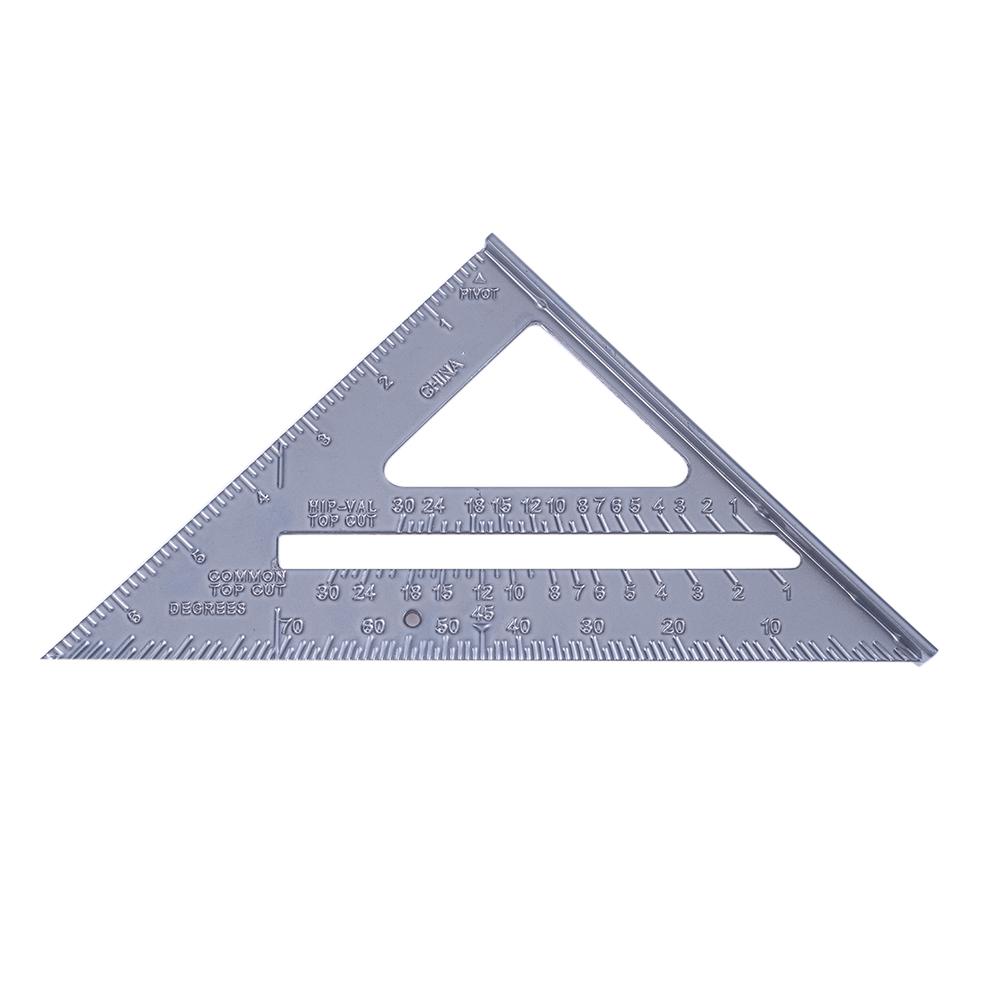 7 zoll Holz Messen Lineal Profil Kennzeichnung Werkzeug Aluminium Dreieck Lineal Winkelmesser Geschwindigkeit Platz Mess Lineal Layout Milbe: 7