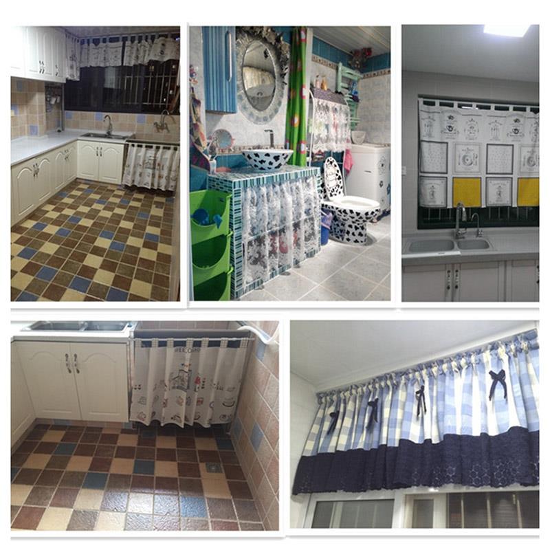 Spring Telescopic Net Voile Tension Curtain Curtain Rail Loaded Pole Rod