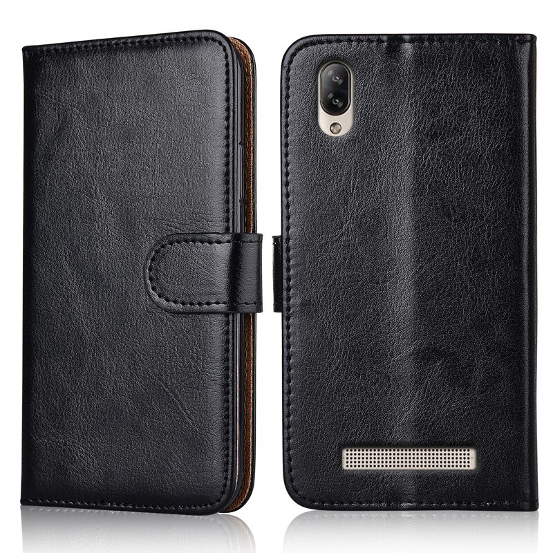 Luxe portemonneehoesje voor doogee  x90 pu , speciaal leren hoesje met kaartvakje, telefoonhoesje en standaard