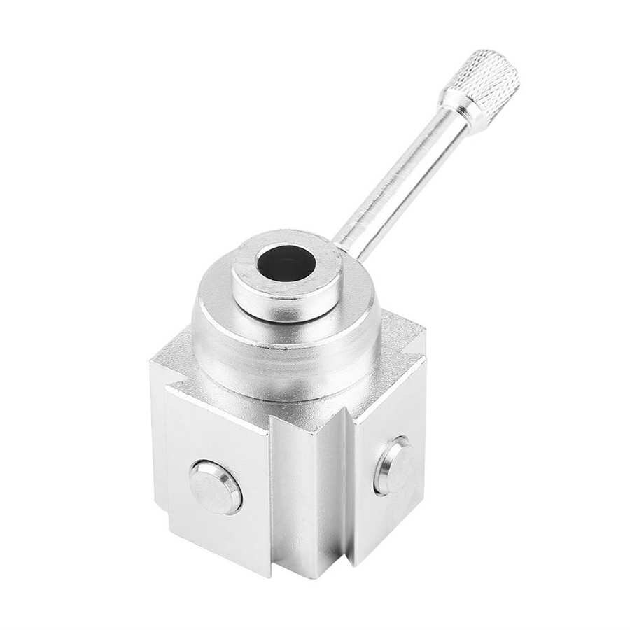1 Set Tool Post Holder Aluminum Alloy Quick Change Tool Post Mini Lathe Tool Post and Holder Kit Lathe Accessary