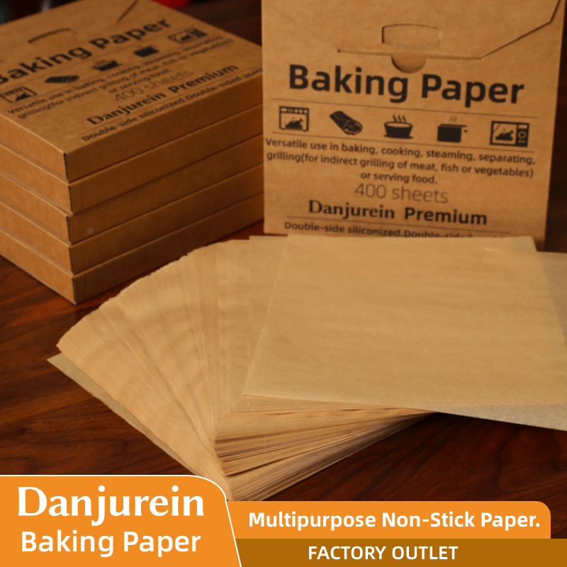 Pergament papier zurück papier vor geschnittenes Antihaft-Quadrat 8 "x 8" Luft fritte benutzen Papier Backbleche Grillen dampfenden Brot kuchen Keks