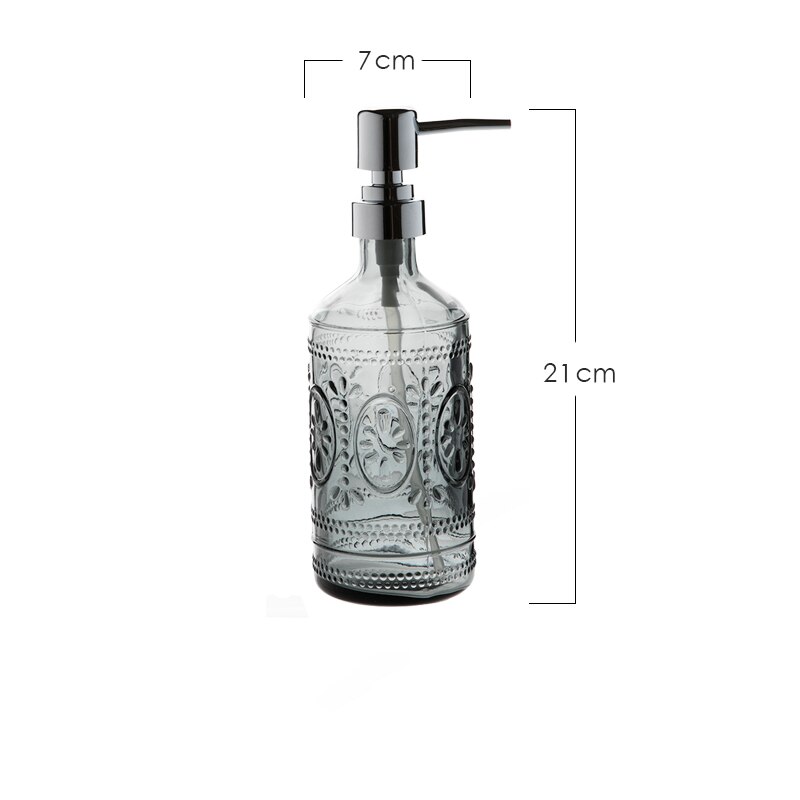 Nordic Badkamer Borstel Cup Badkamer Vijf Stuk Glas Zeep Container Houder Druk Lotion Dispenser Badkamer Accessoires Toiletartikelen: Lotion bottle