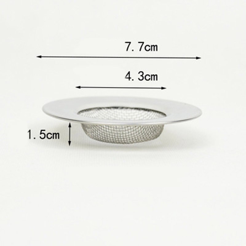 Rvs Spoelbak Zeef Keuken Riool Preventie Van Verstopping Afvoerputje Badkamer Zeef Puin Cleaner Voedsel Afval: D