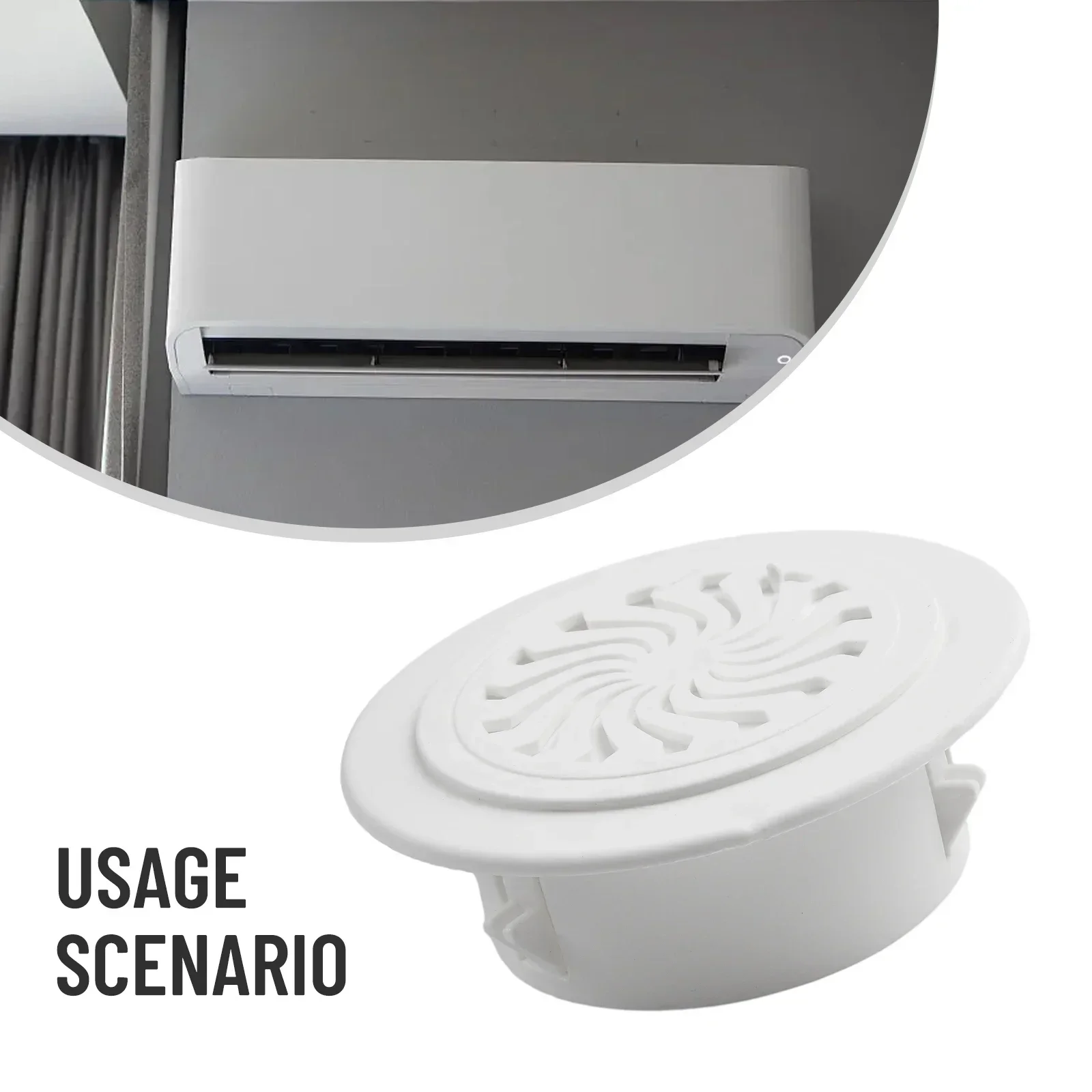 Plastskydd ventilationsgaller vägghål dekorera korrosionsbeständiga skydd luftkonditioneringshål dekorativt skydd 40-100mm